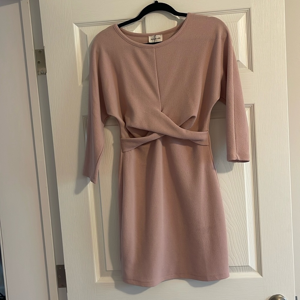 Dusty pink sugar lips dress